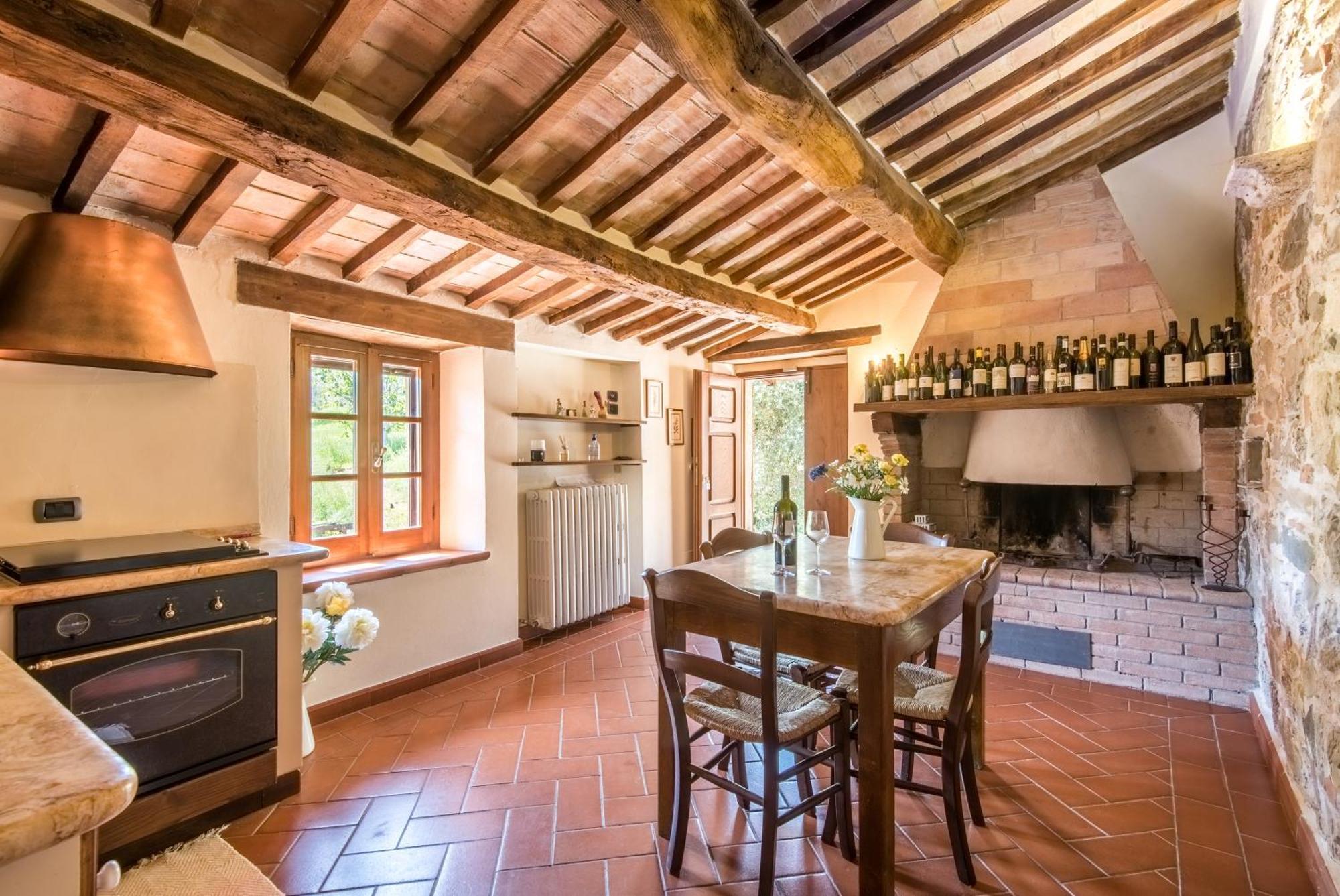 Appartamento Gemma Bianca-Tavoleto Castiglione dʼOrcia Exteriér fotografie